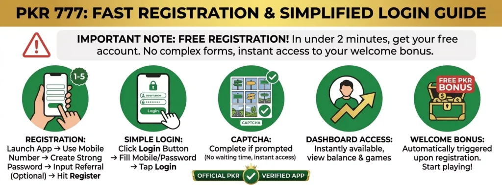 PKR 777 Login and Registration guide